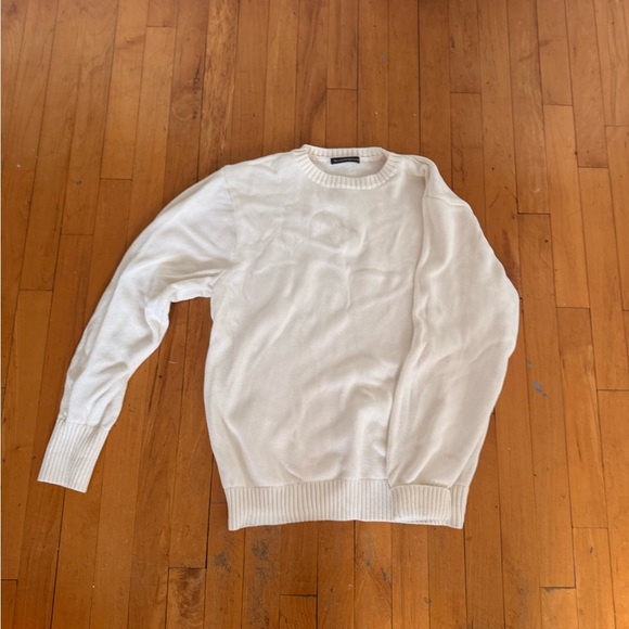 Brandy Melville Cream Knit Pullover - Picture 2 of 3